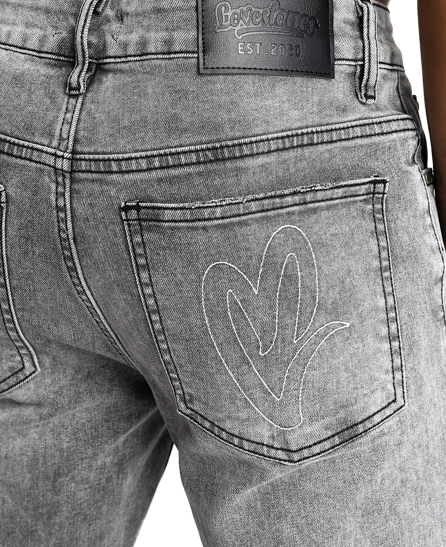 Men's - X51 Stoned Grey Denim “Skinny” Jeans