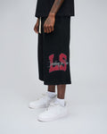 Peace LS Capri Pants - Black/Red
