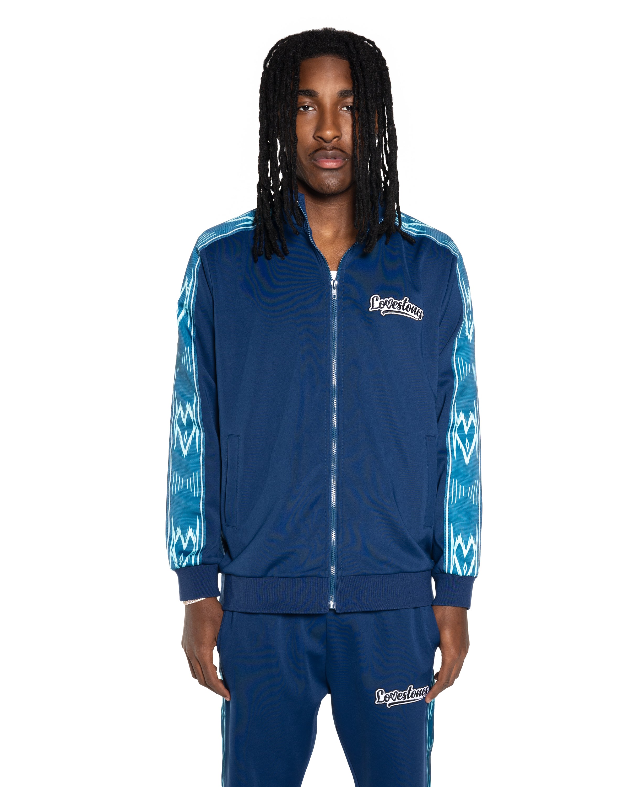 Azteck Track Jacket -  Legend Blue