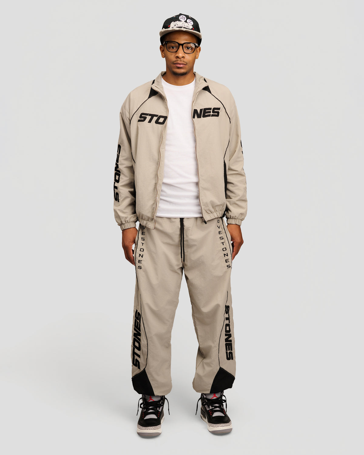 Freedom Nylon Jogging Set - Grey