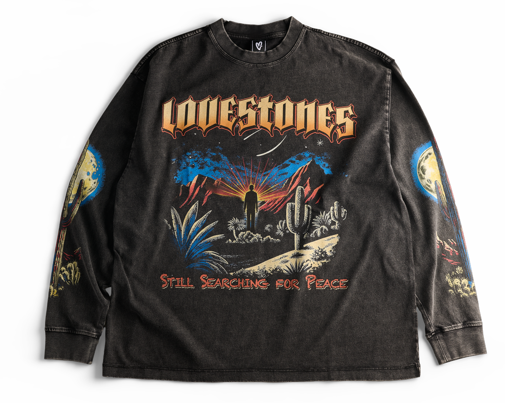 Road to Paradise Long Slevee T-Shirt - Black