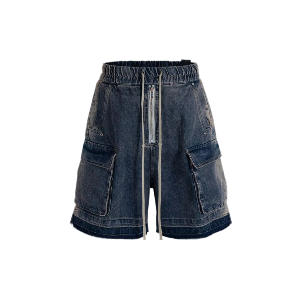 Lovestones Paradise Cargo Jorts - Blue Denim