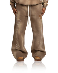 “Limited” Stones Mountain Flare Pants - Tan