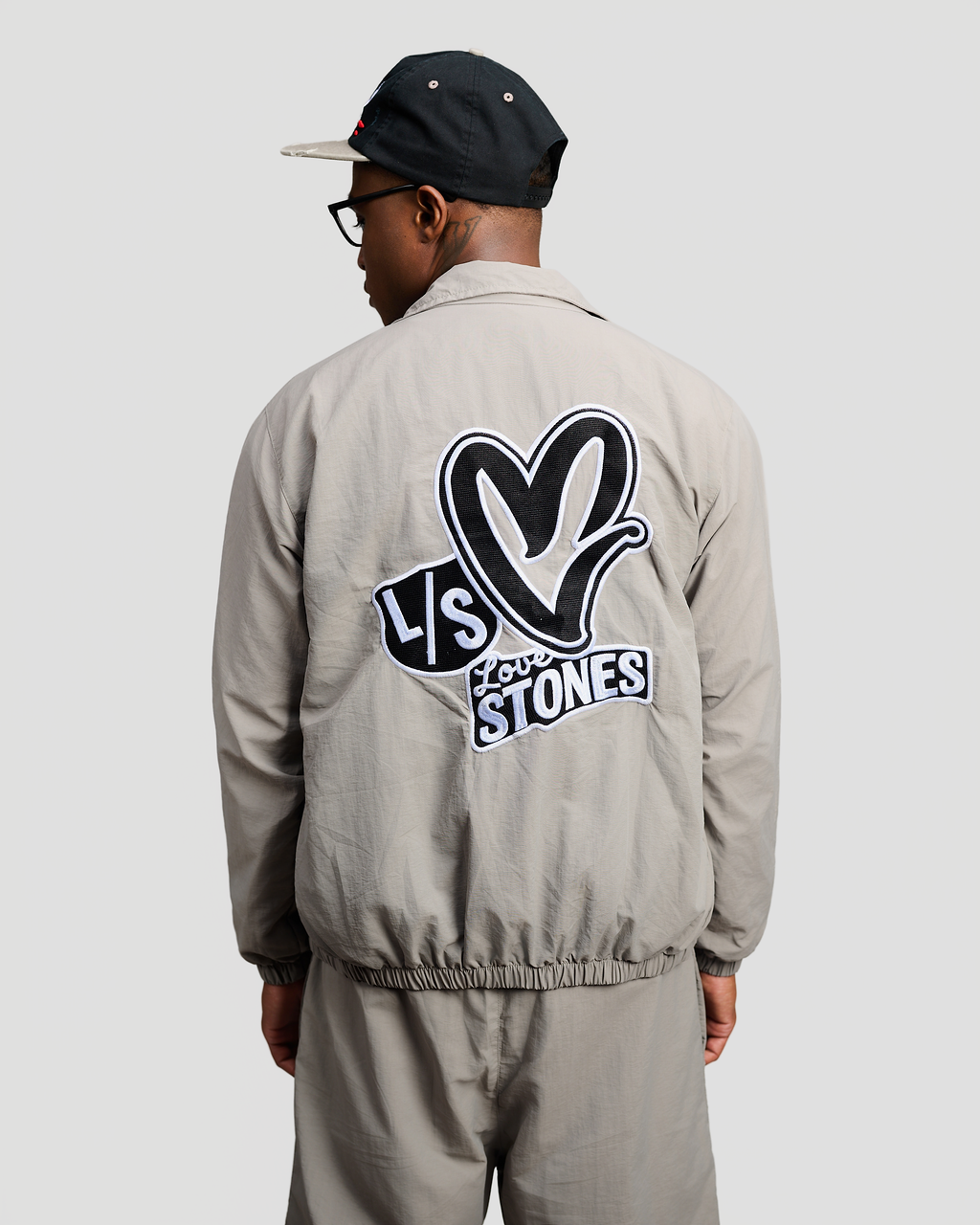 Nylon Triple Logo Set - Grey