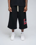 Peace LS Capri Pants - Black/Red