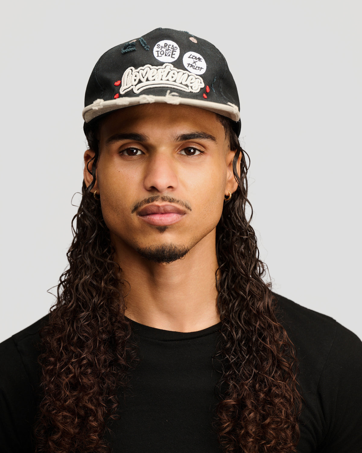 Vintage 2-Tone Hat - Black & Grey
