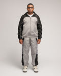 2 Tone Lovestones Windbreaker Set - Grey & Black