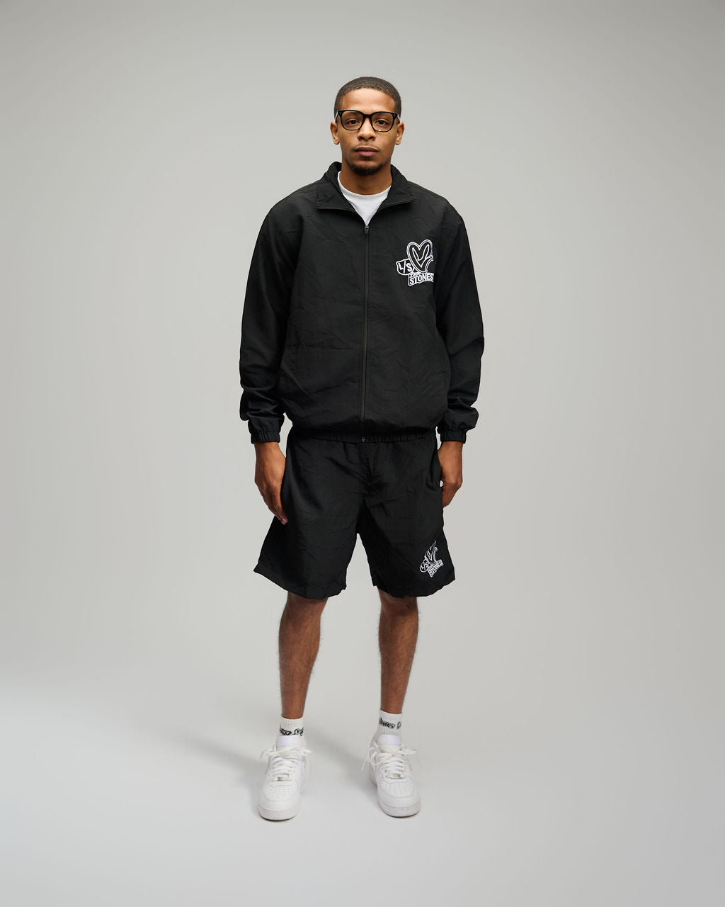 Nylon Triple Logo Set - Black