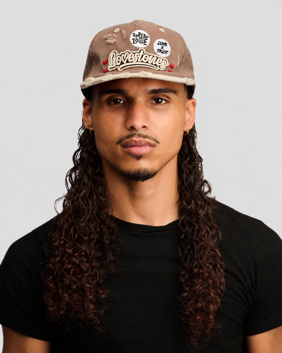 Vintage 2-Tone Hat - Brown & Tan