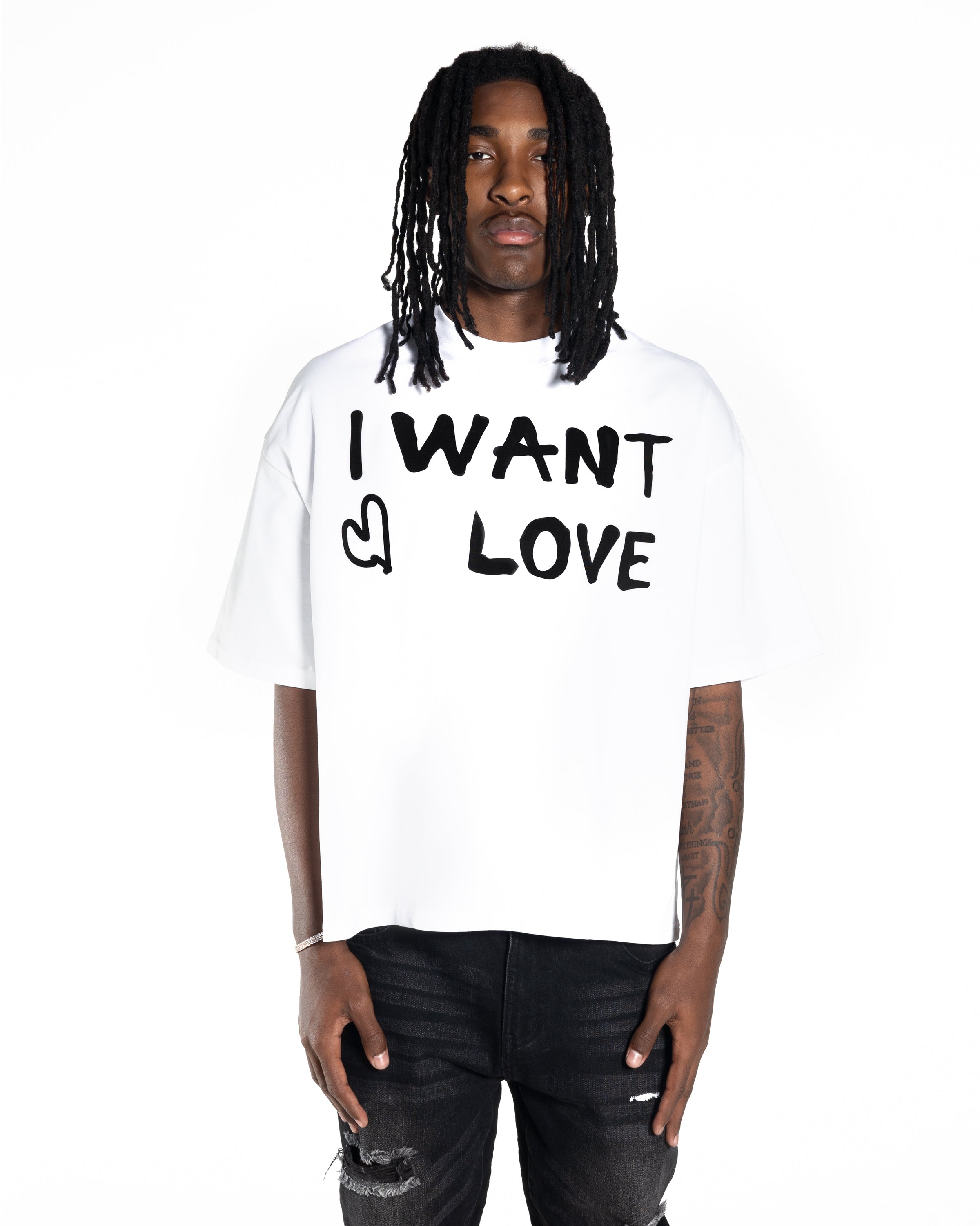 I Want Love T-Shirt - White