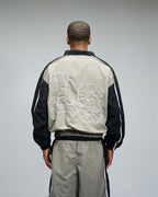Nylon Peace Jacket - Black/Grey