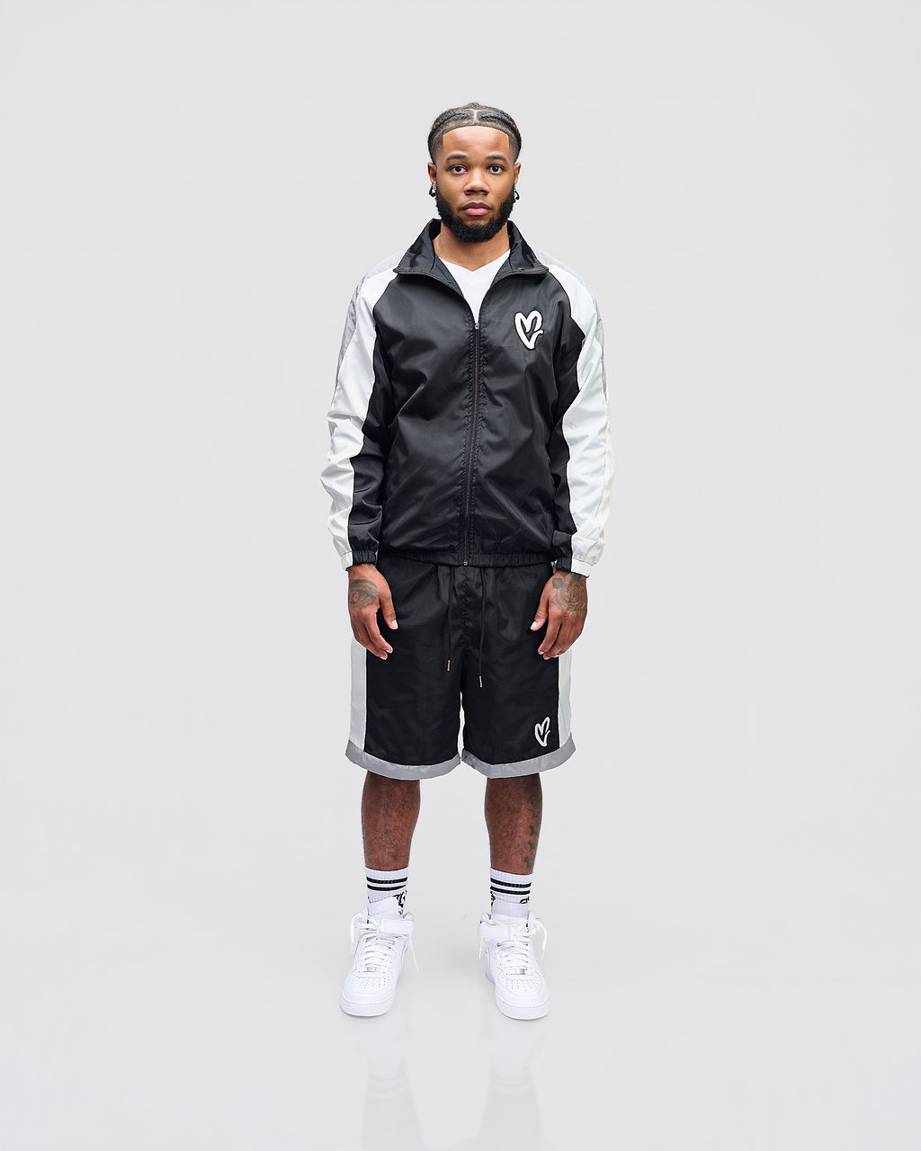 Lovestones 3 Stripe Set  Black/Grey