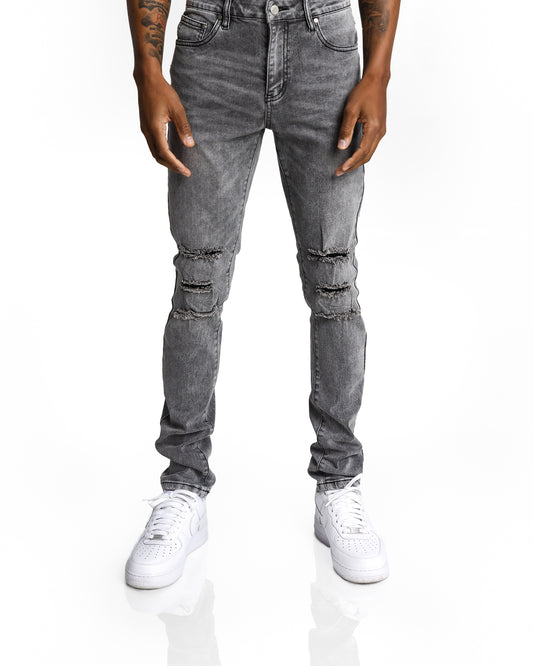 Men's - X51 Stoned Grey Denim “Skinny” Jeans