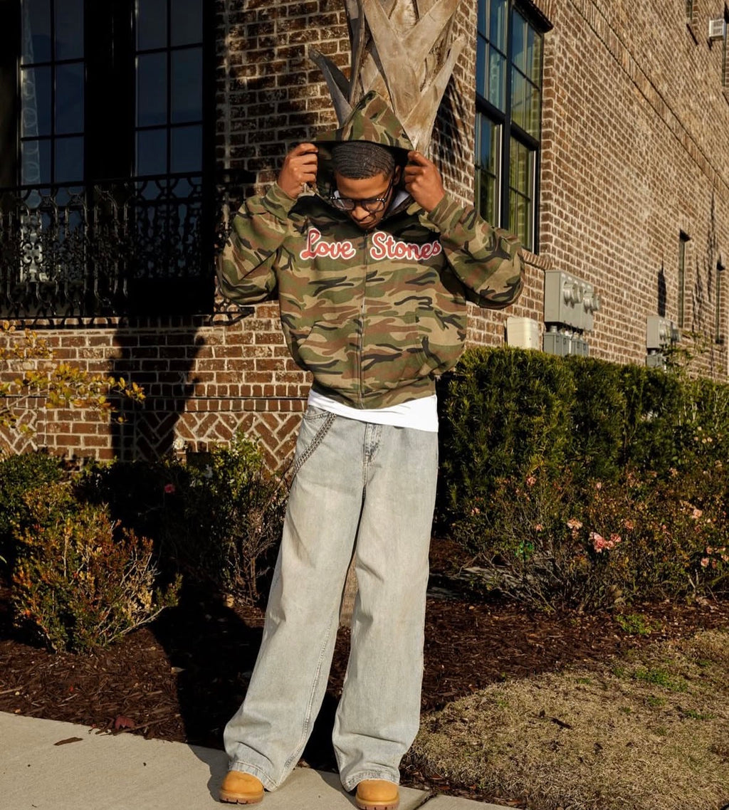 Love Stones “Exclusive” Staple Jacket  - Camo