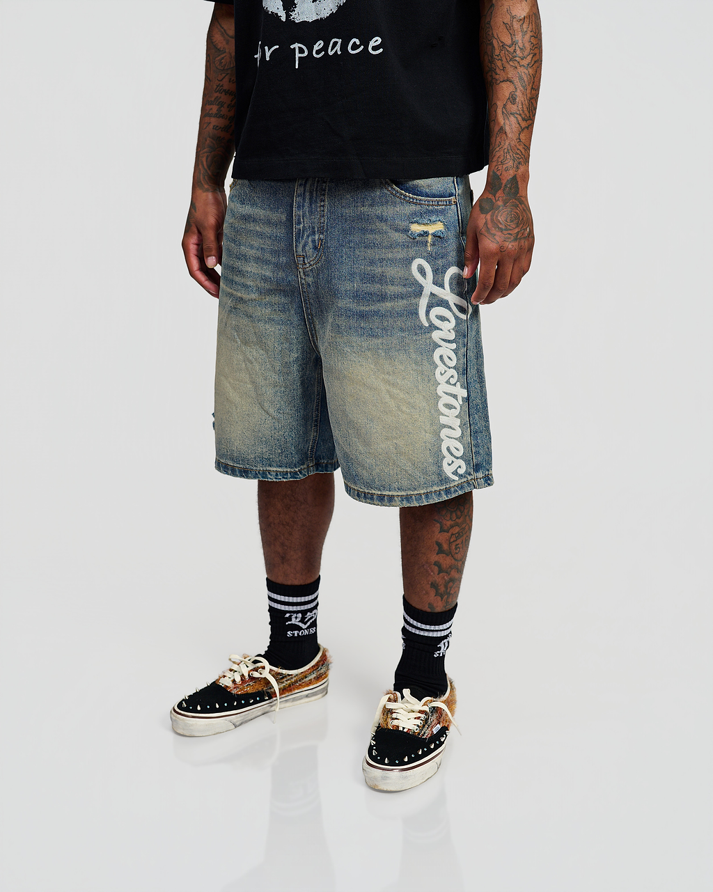 Lovestones Staple Denim Shorts