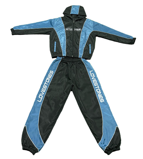 Coming Soon 
Viper Nylon Windbreaker Set - Black & Gamma Blue