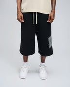 Peace LS Capri Pants - Black & Grey