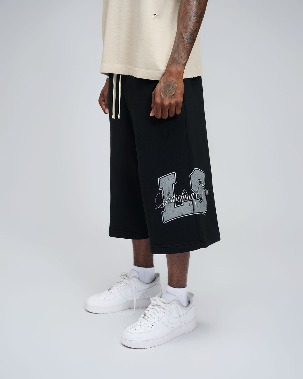 Peace LS Capri Pants - Black/Grey