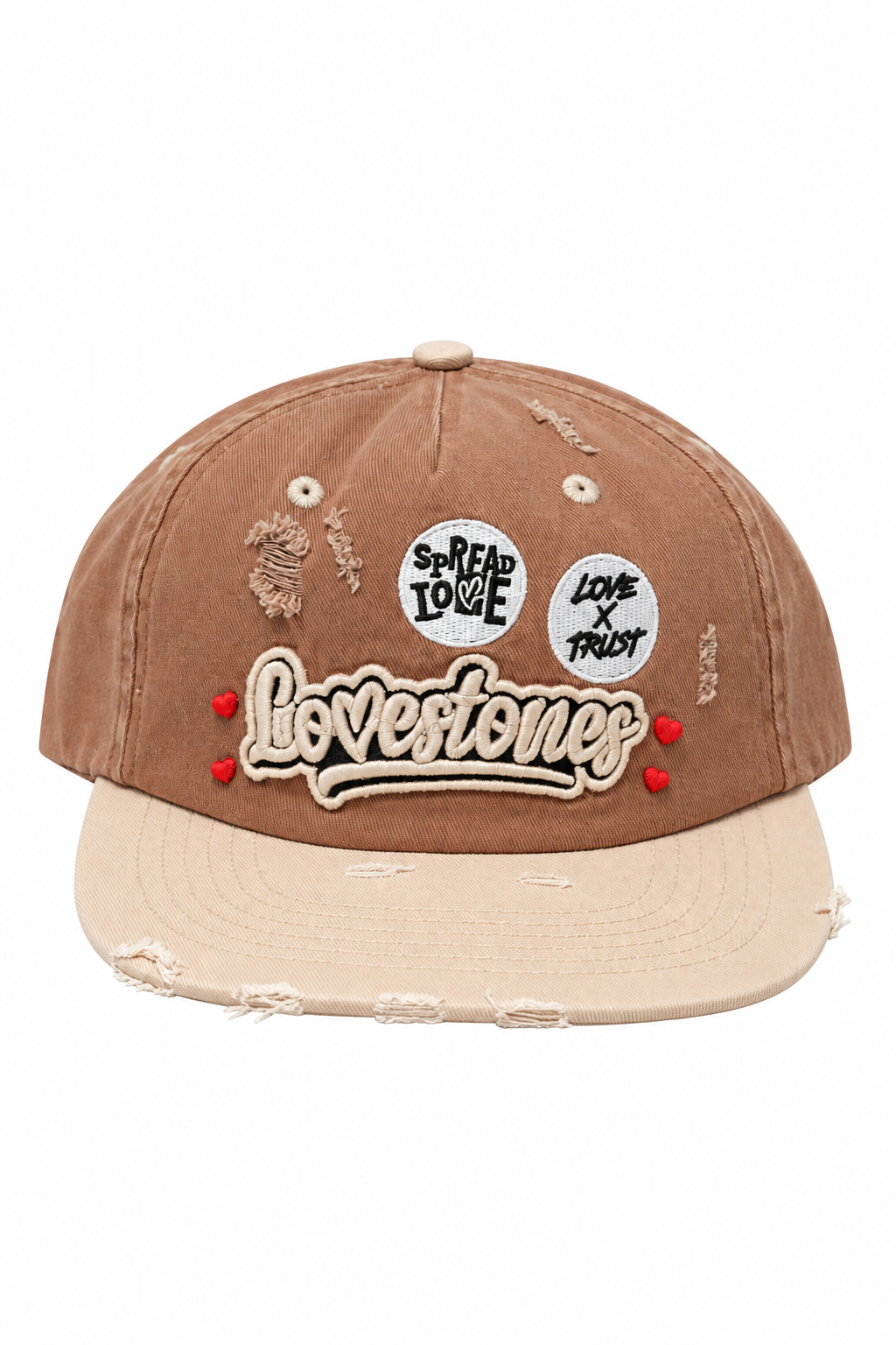 Vintage 2-Tone Hat - Brown & Tan