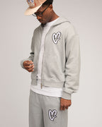 Staple Heart Jacket - Grey