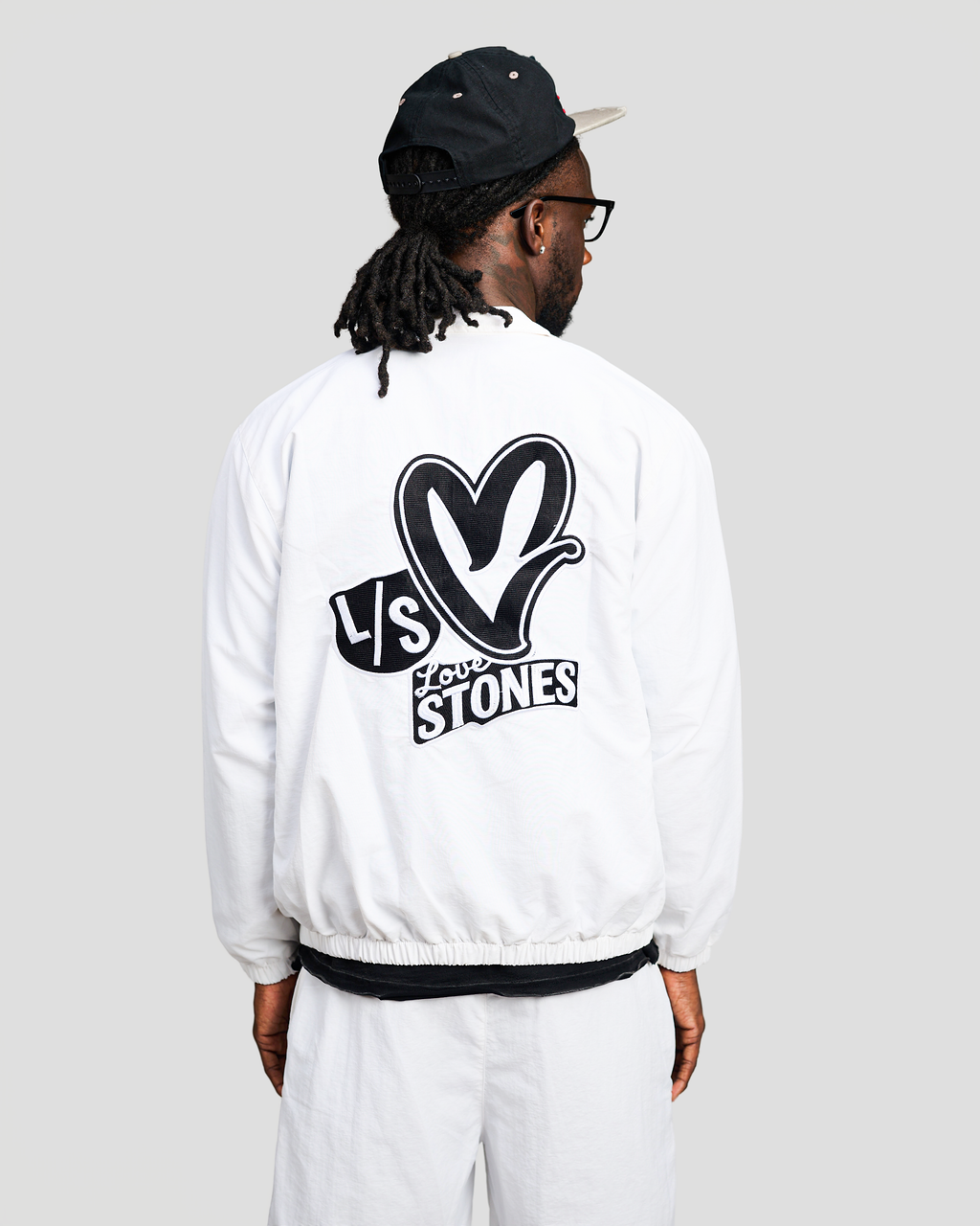 Nylon Triple Logo Set- White