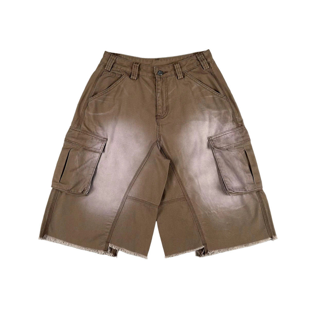 Khaki Cargo Shorts