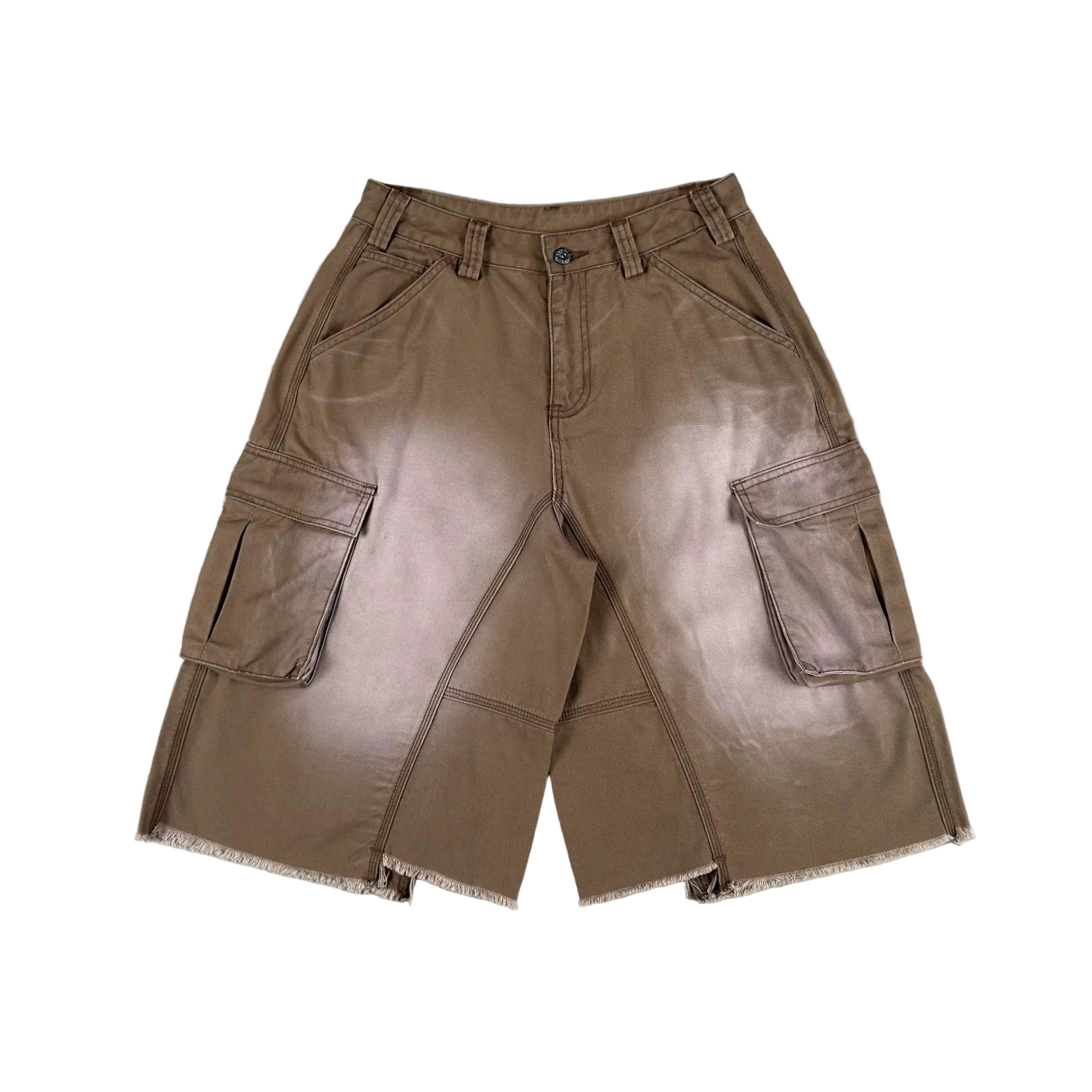 Khaki Cargo Shorts