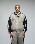 Nylon Peace Jacket - Black/Grey