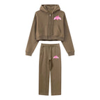 Women Lovestones Relaxed Rhinestones Set - Tan