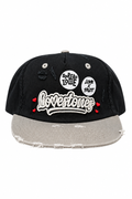 Vintage 2-Tone Hat - Black & Grey