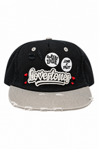 Vintage 2-Tone Hat - Black & Grey