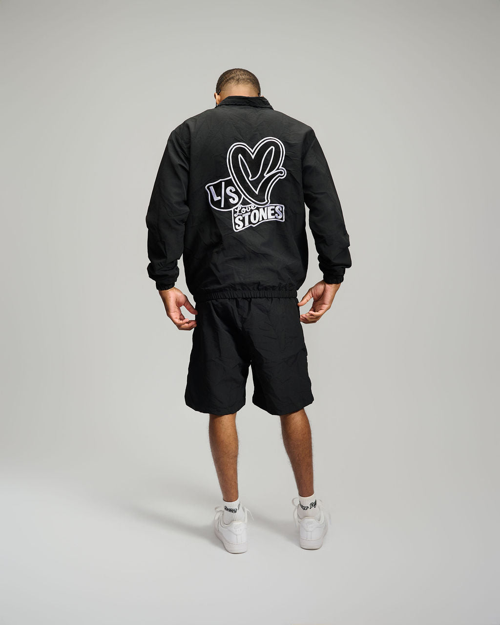 Nylon Triple Logo Set - Black