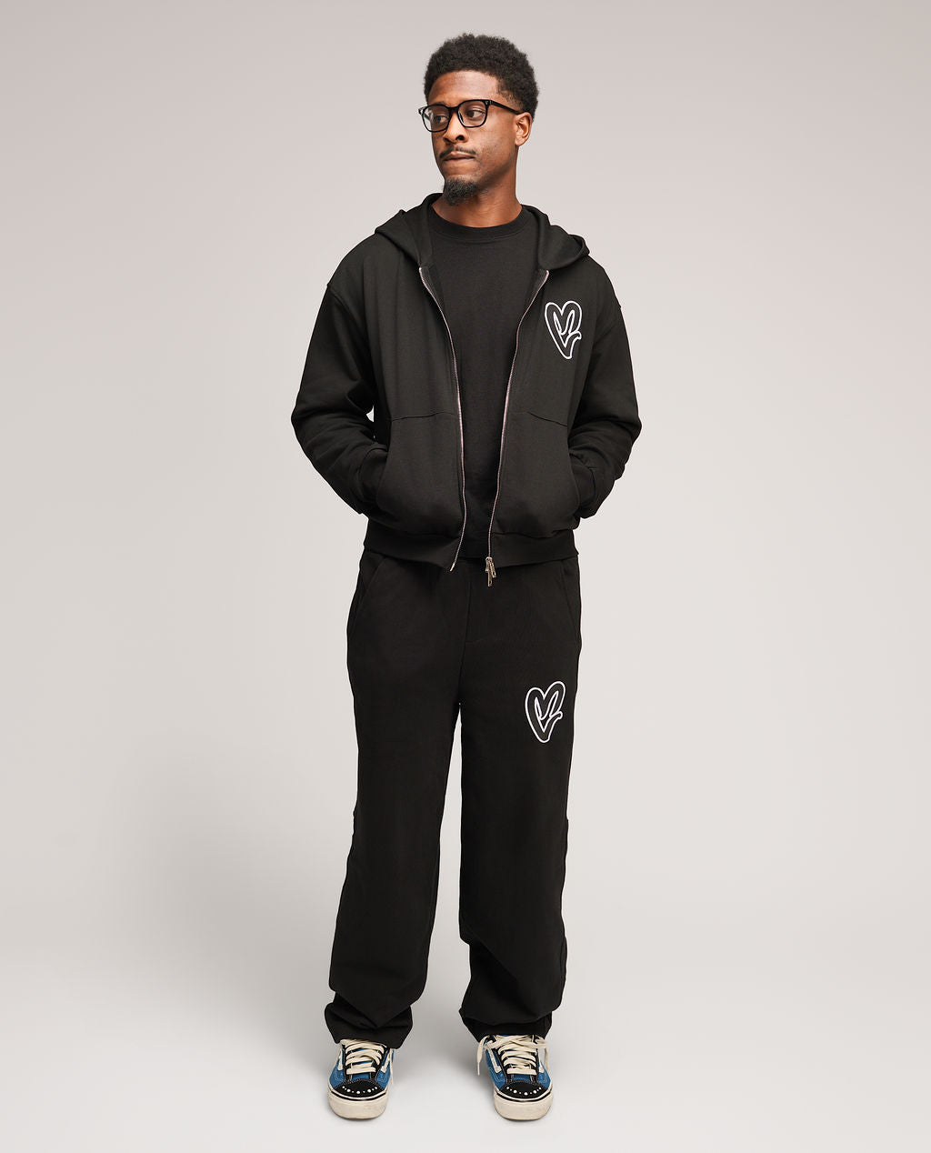 Staple Heart Jacket - Black
