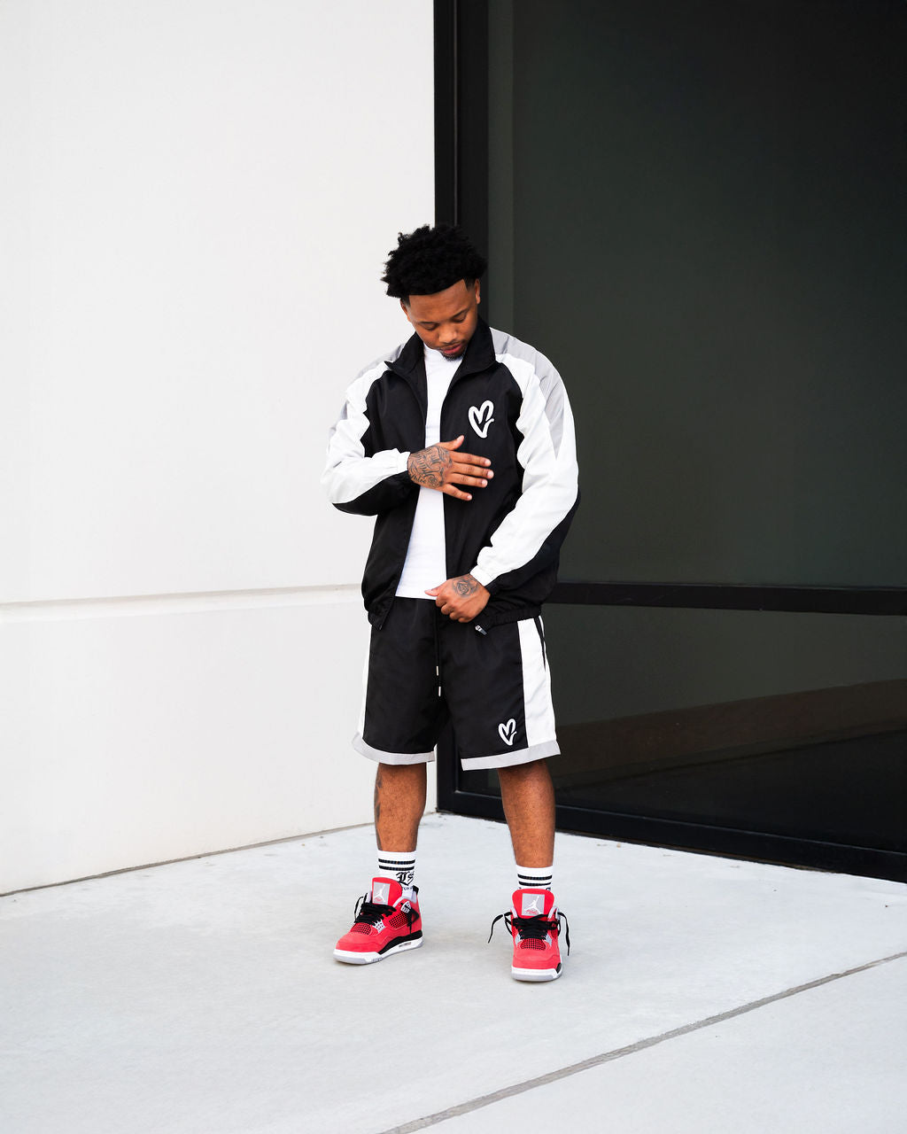 Lovestones 3 Stripe Set  Black/Grey