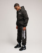 2 Tone Lovestones Windbreaker Set -  Black