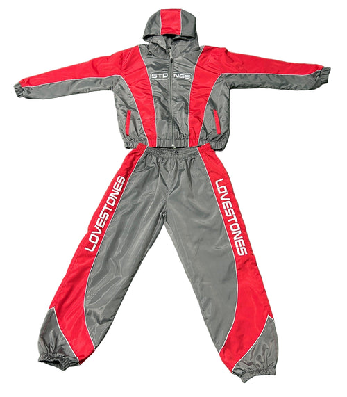 Coming Soon 
Viper Nylon Windbreaker Set - Red & Grey