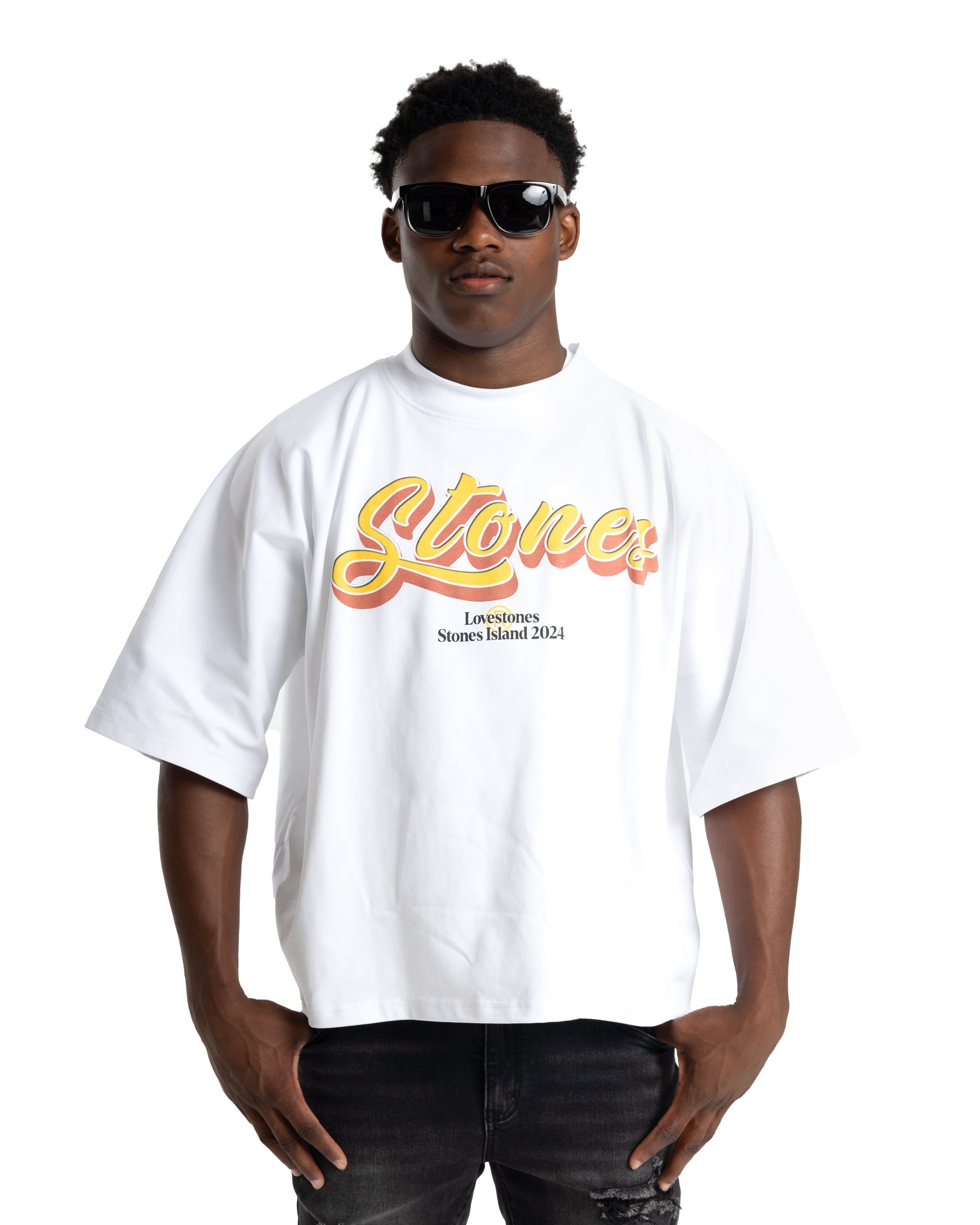 Stones Island Heat T-Shirt - White