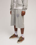 Staple 3/4 Heart Shorts - Grey