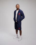 Nylon Triple Logo Set- Navy Blue