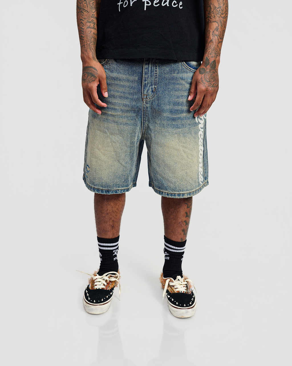 Lovestones Staple Denim Shorts