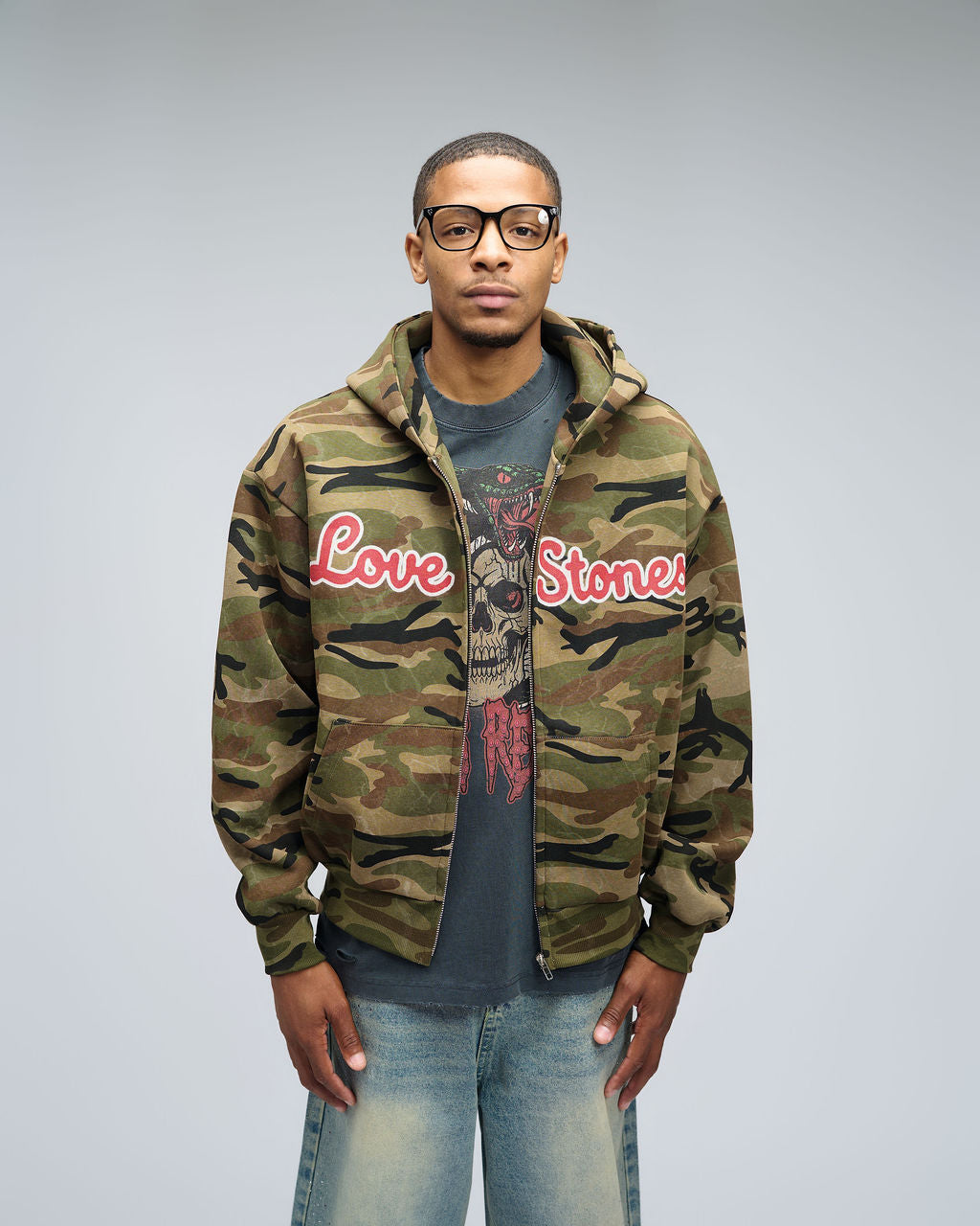 Love Stones “Exclusive” Staple Jacket  - Camo