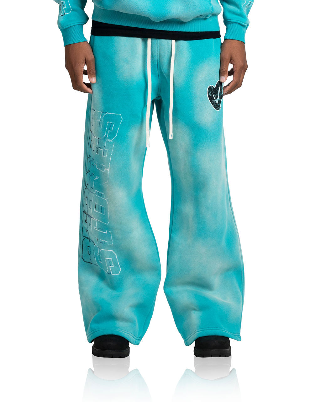 “Limited” Stones Mountain Flare Pants - Light Blue