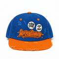 Vintage 2-Tone Hat - Blue & Orange