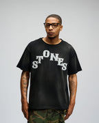 Stones Rhinestones T-Shirt - Acid Wash