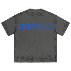 "Coming Soon" Mountain Splatter T-Shirt - Royal Blue