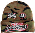 Spread Love Beanie - Camouflage