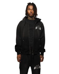 Staple Sun Faded Jacket - Black