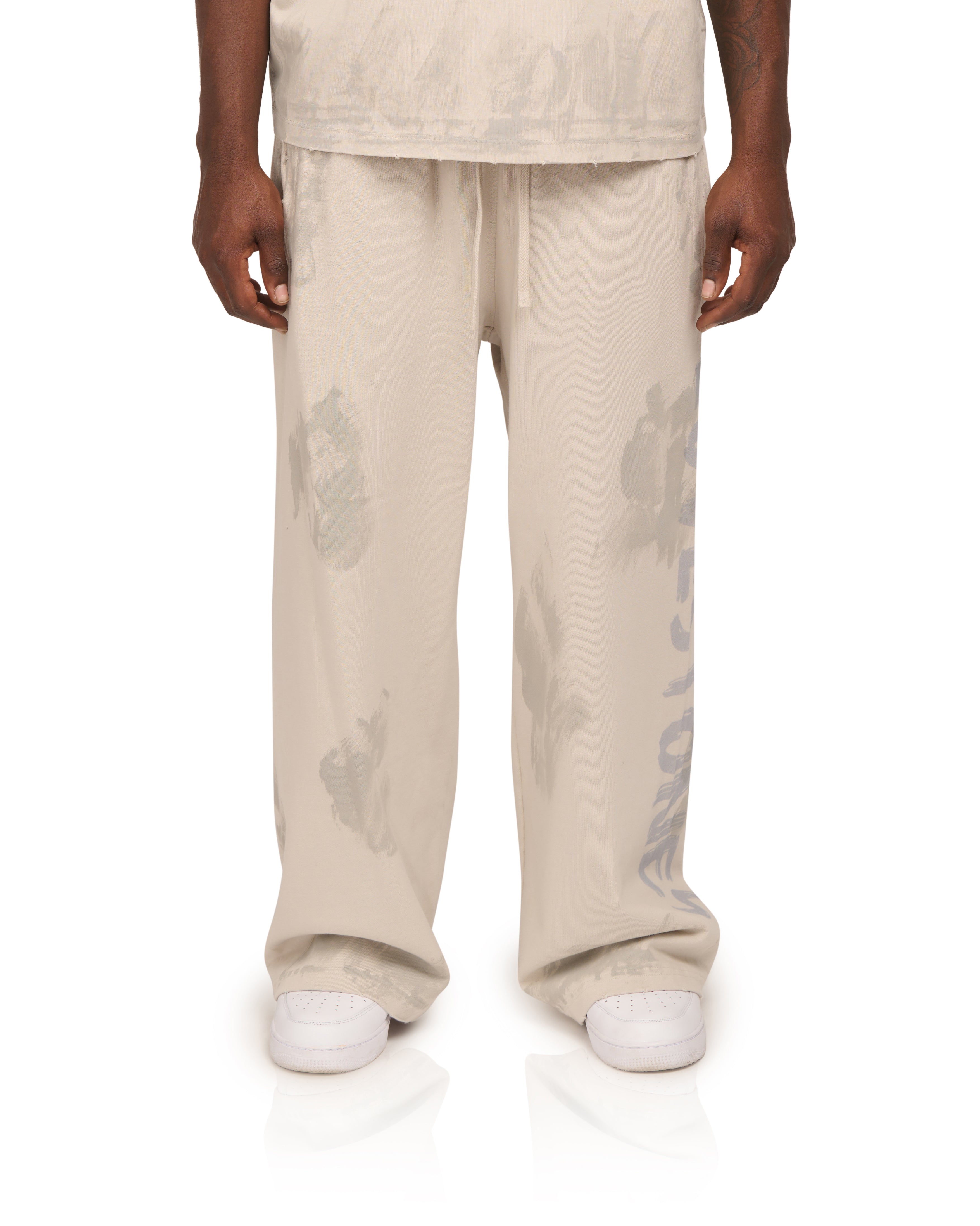 Mountain Splatter Flare Pants - Legend Blue