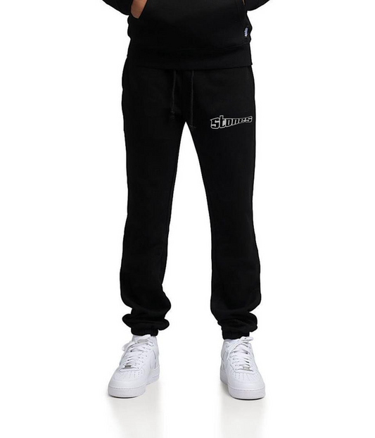 Staple Stones Relaxed Joggers - Black