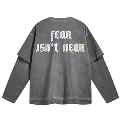 Paradise Staple Long Slevee T-Shirt - Grey